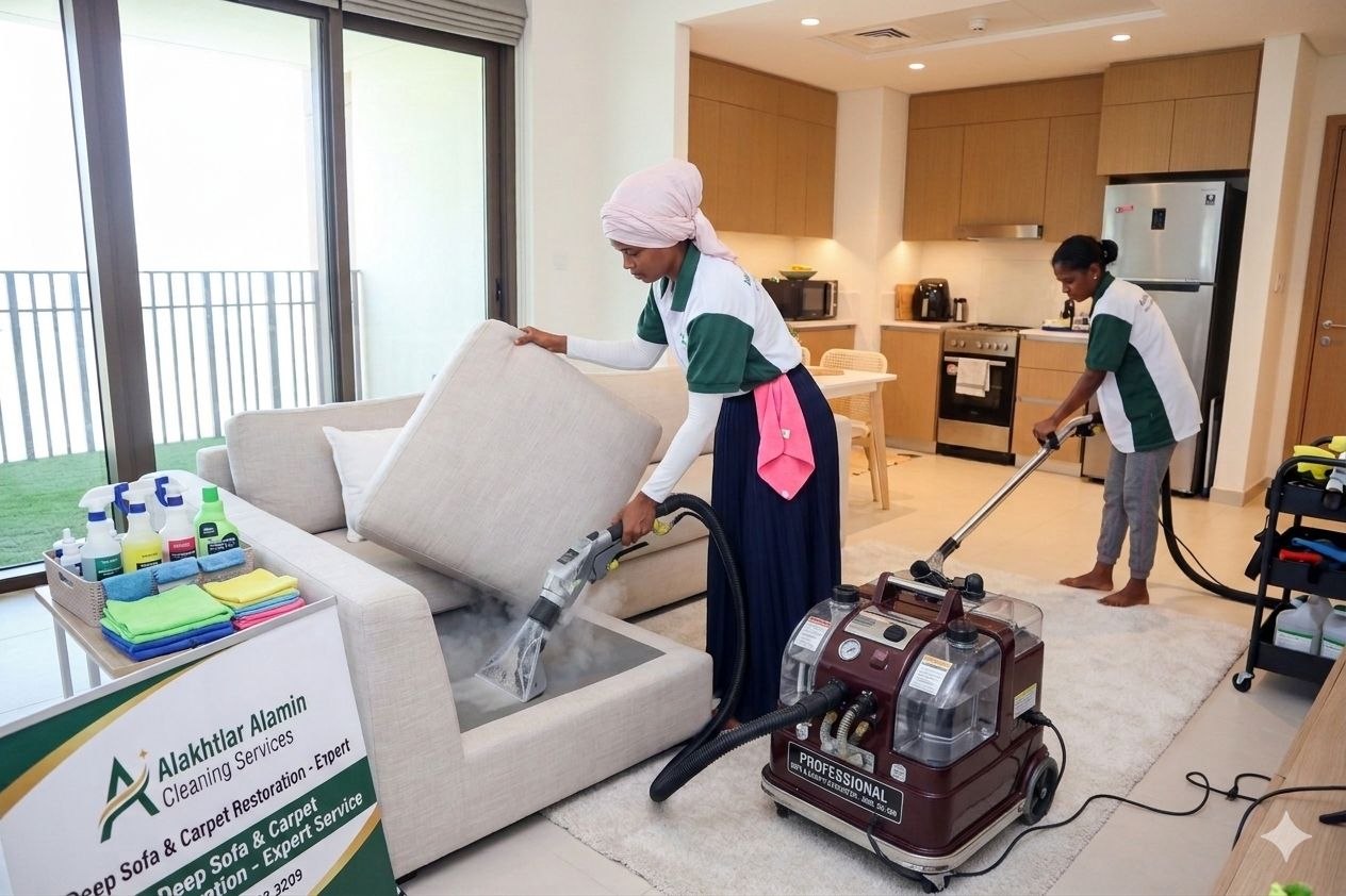 Carpet and upholstery cleaning in Dubai